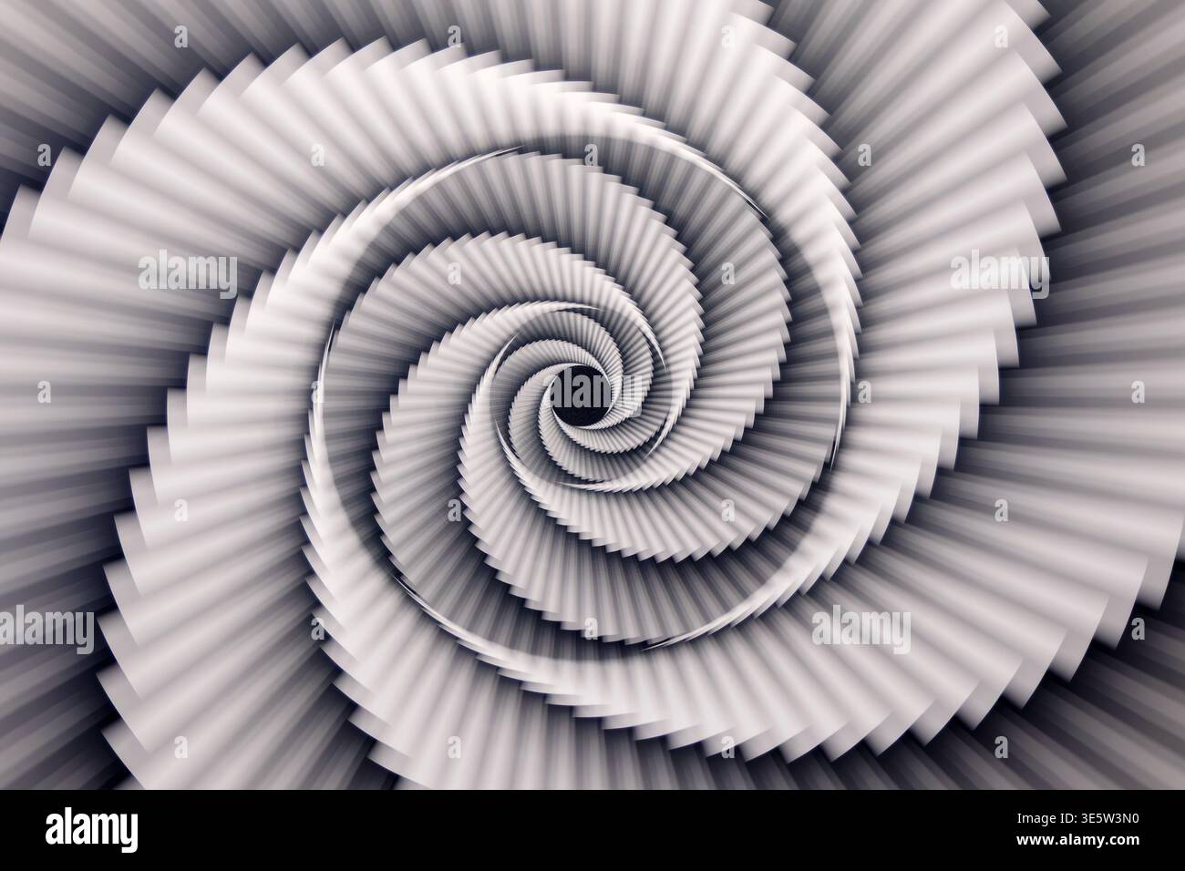 Optical illusion effect Stock Photo