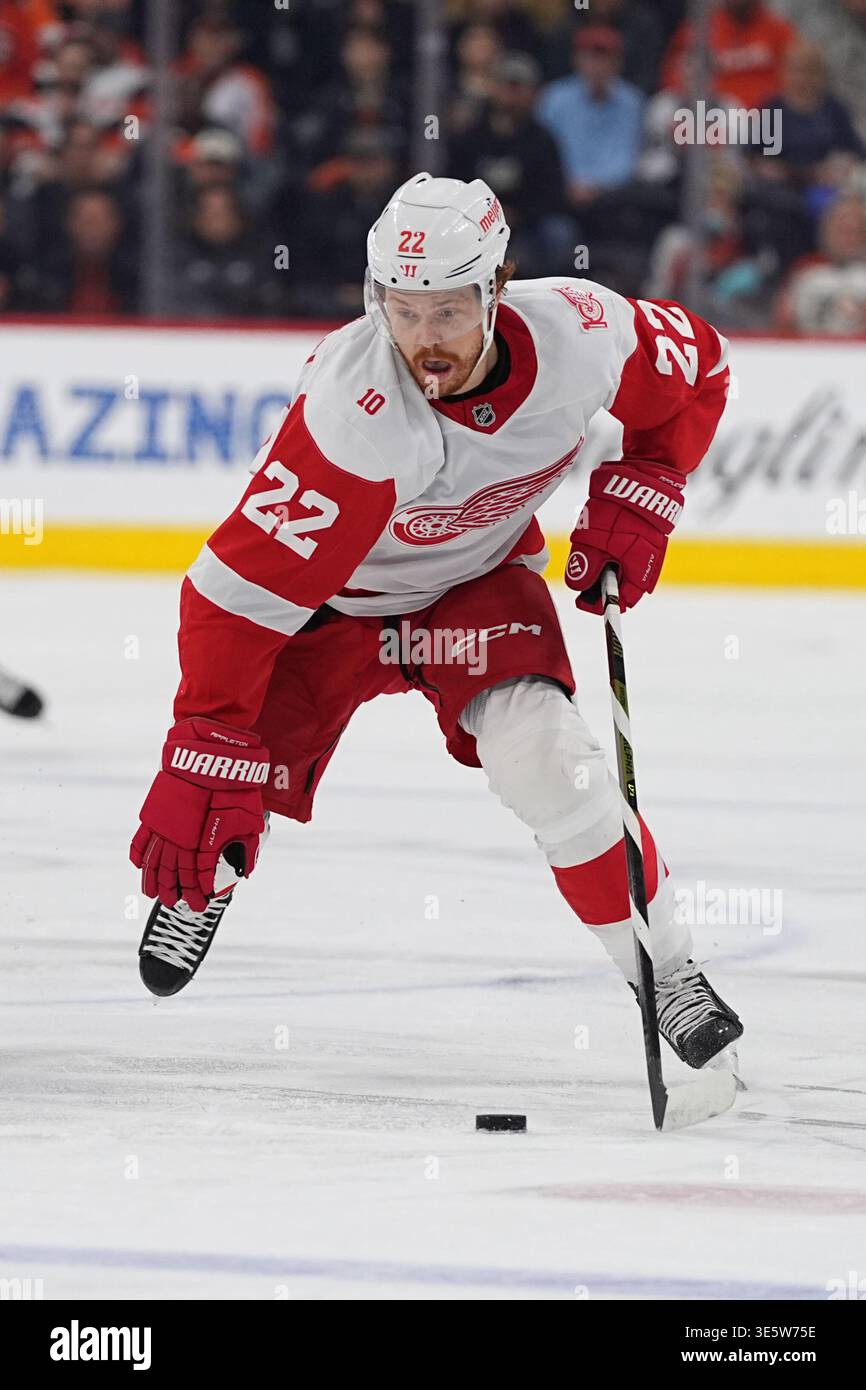 Mason Rourke Detroit Red Wings' Mason Appleton in action during an NHL hockey game ...