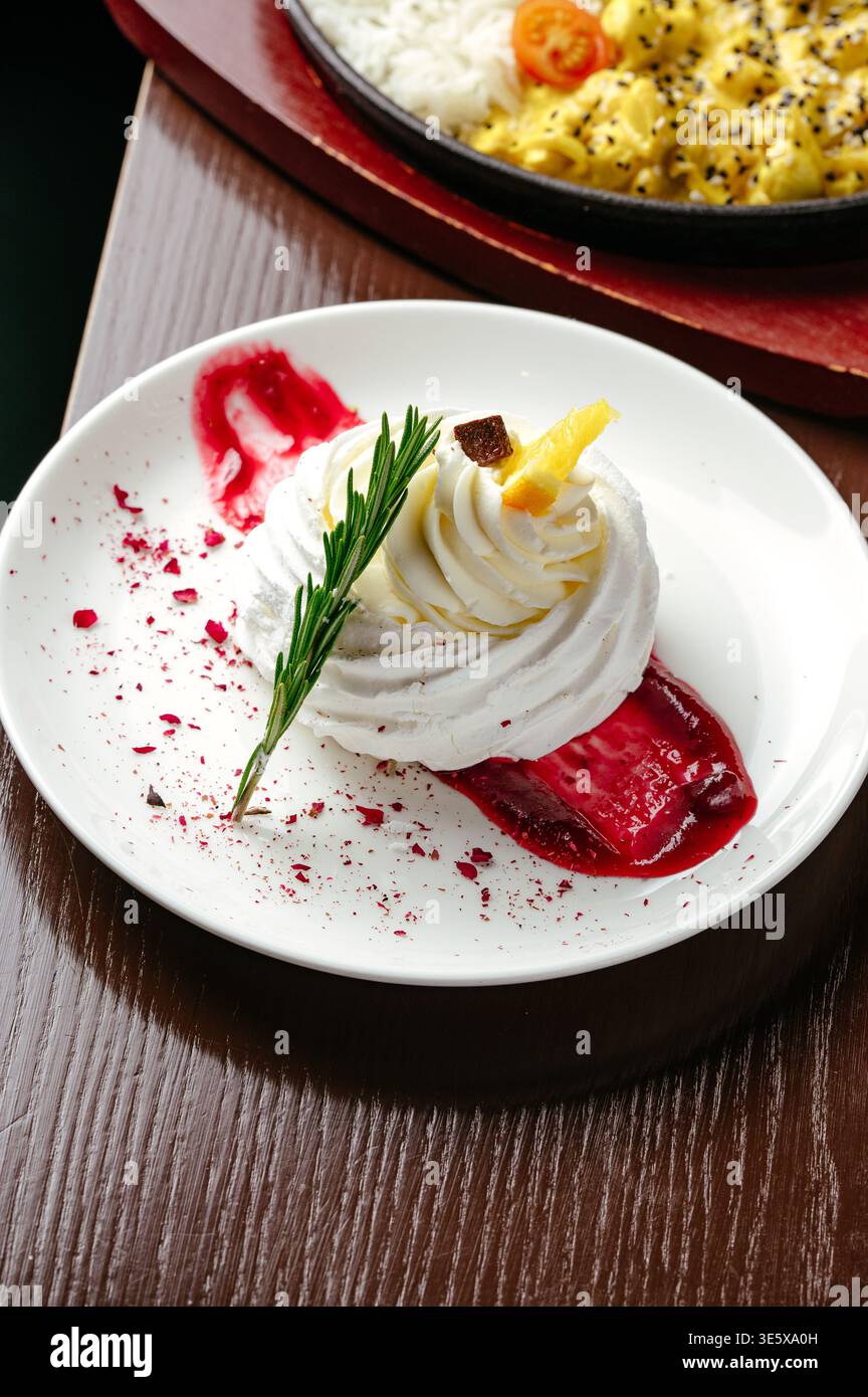 Mini Cheesecakes Vector Pavlova topping hi-res stock photography and images - Alamy