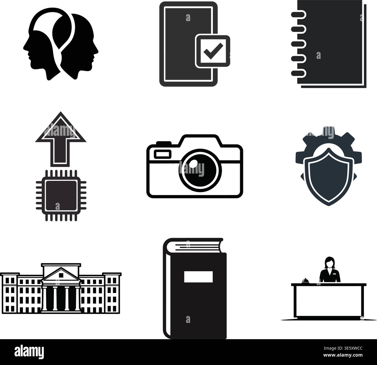 Tech and Innovation Icons Stock Vector