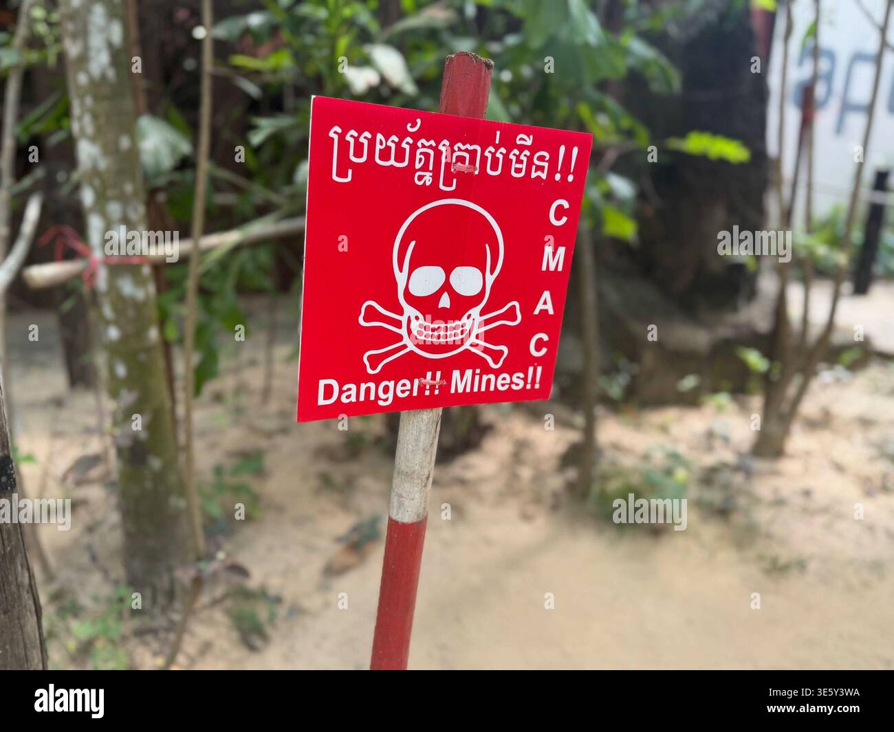 Seim Reip Rats Siem Reap, Cambodia. 03rd Apr, 2026. There are still countless mines ...