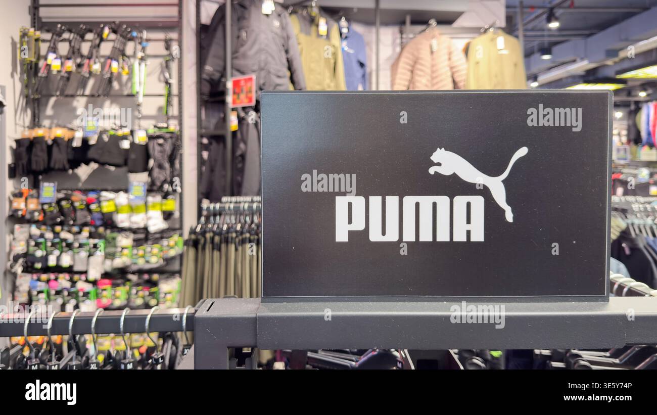 Puma footwear display hi-res stock photography and images - Alamy