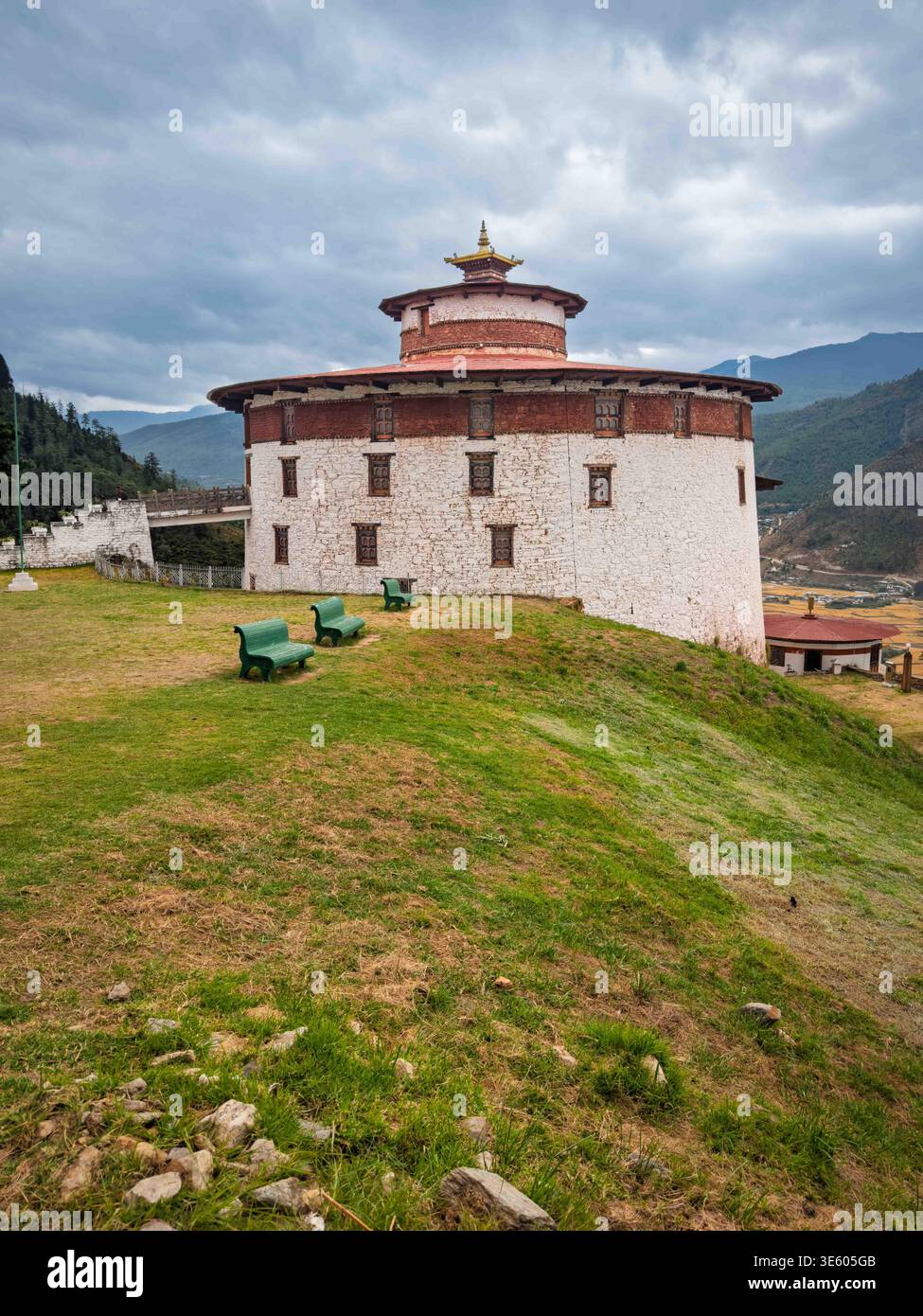 The National Museum of Bhutan - Smartphone Captured Stock Image