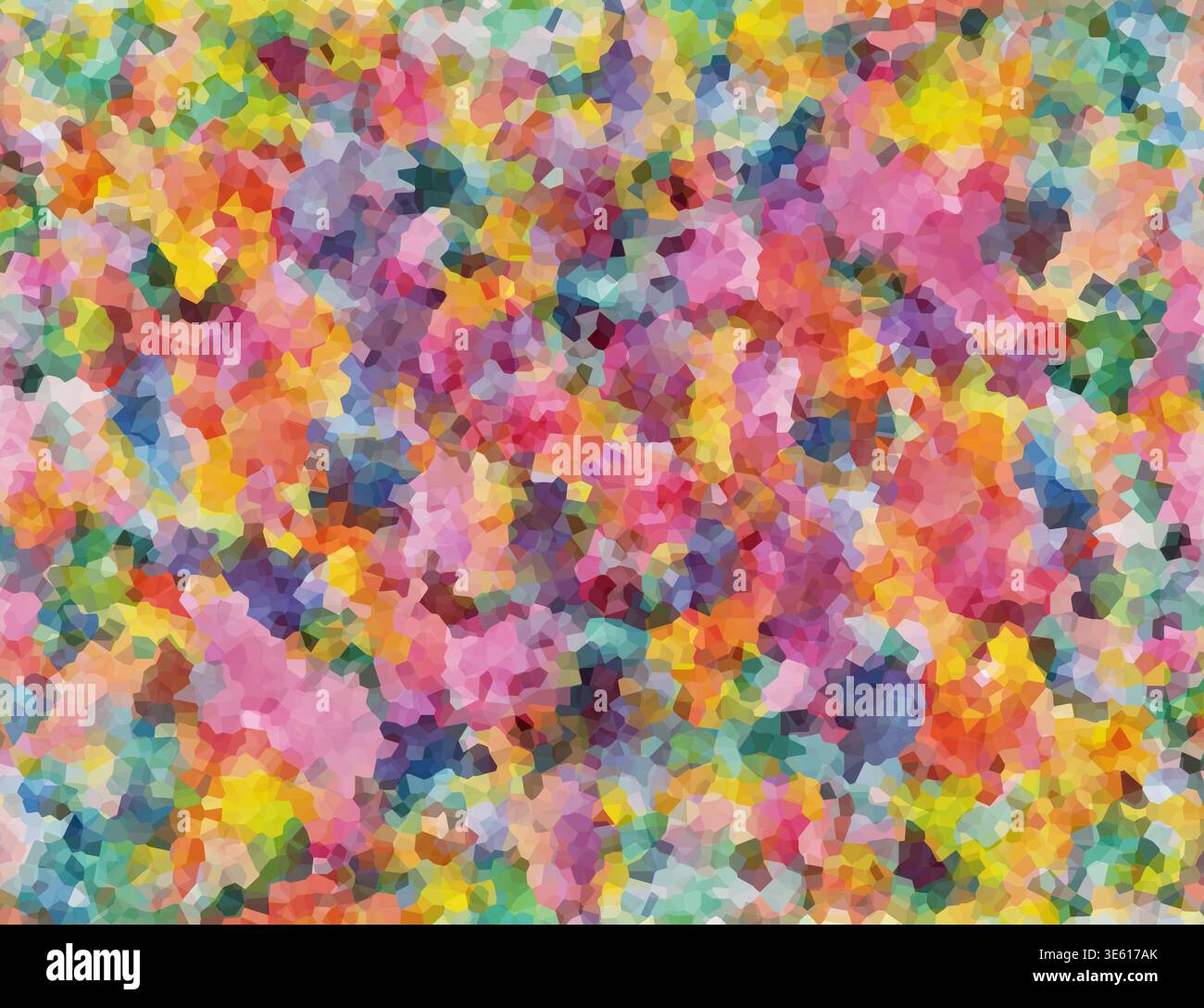 Multicolored background of rainbow spots. Vector illustration Stock Vector
