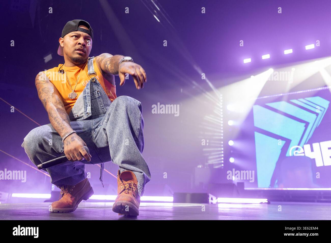 Rapper Bow Wow (Shad Moss) during Boys 4 Life Tour at Fiserv Forum on ...