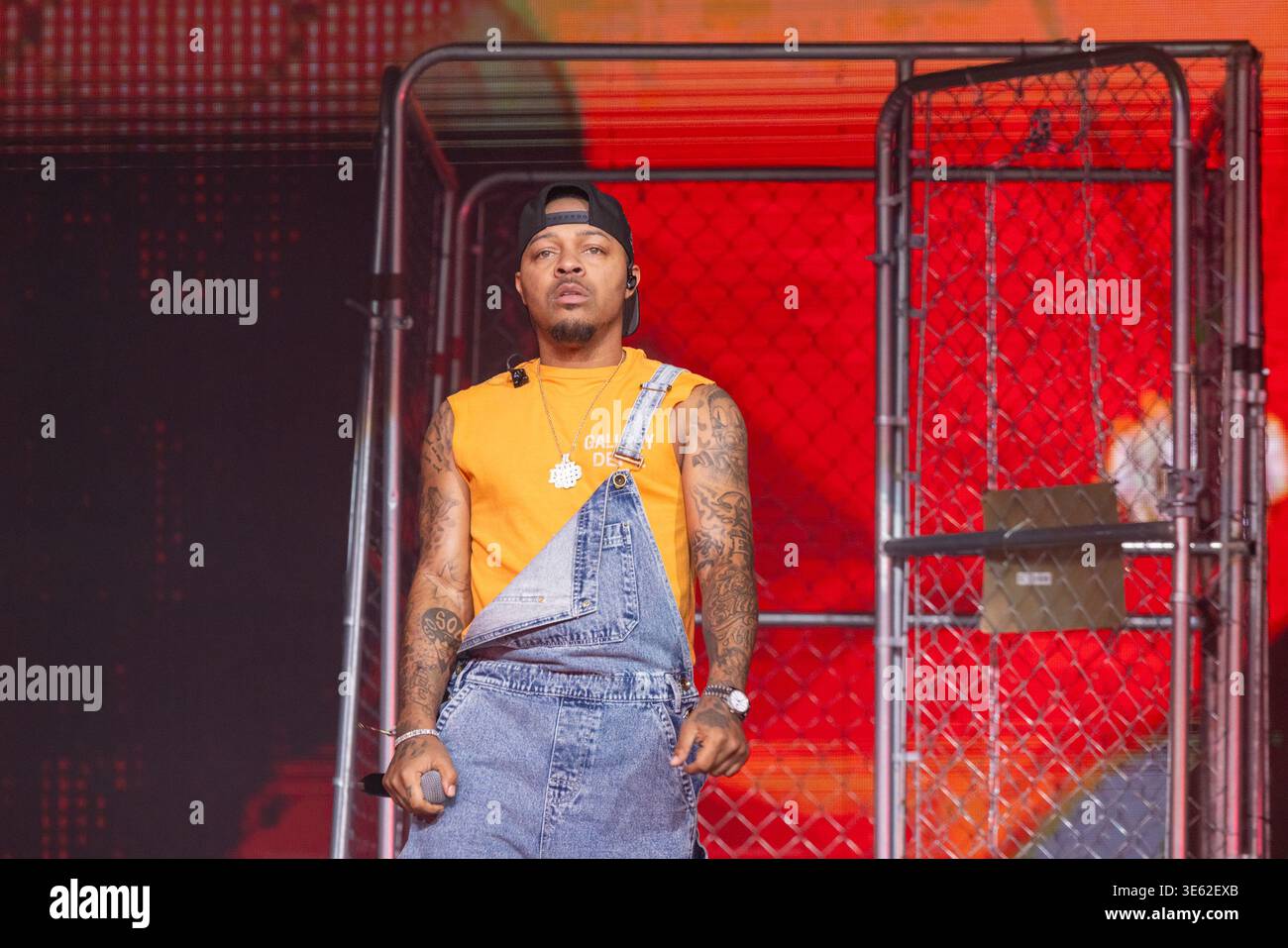Rapper Bow Wow (Shad Moss) during Boys 4 Life Tour at Fiserv Forum on ...