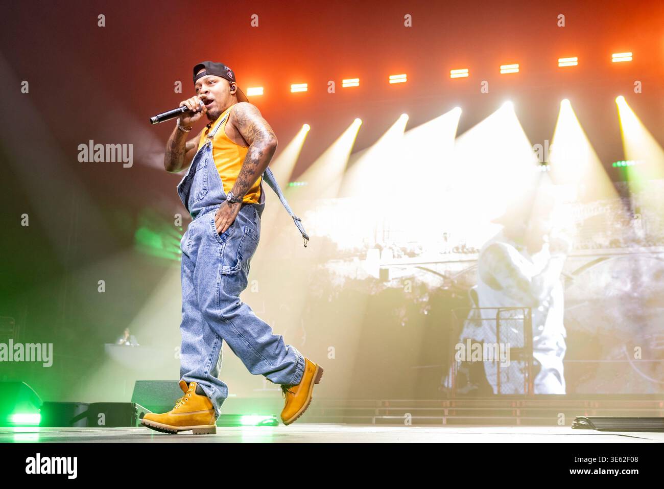 Rapper Bow Wow (Shad Moss) during Boys 4 Life Tour at Fiserv Forum on ...