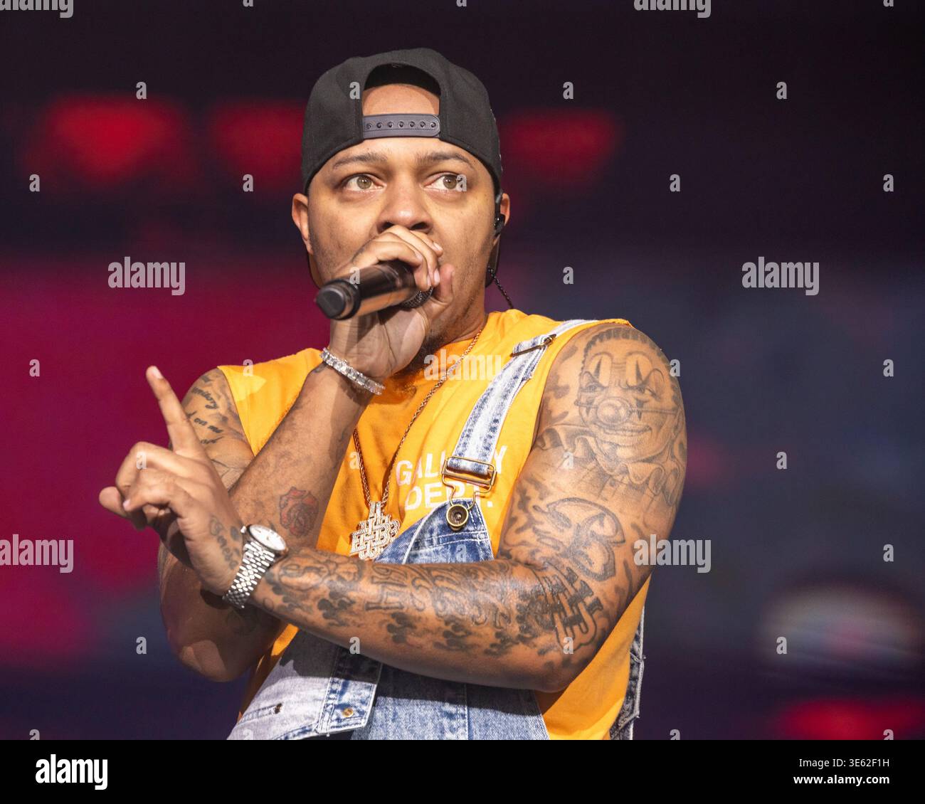 Rapper Bow Wow (Shad Moss) during Boys 4 Life Tour at Fiserv Forum on ...