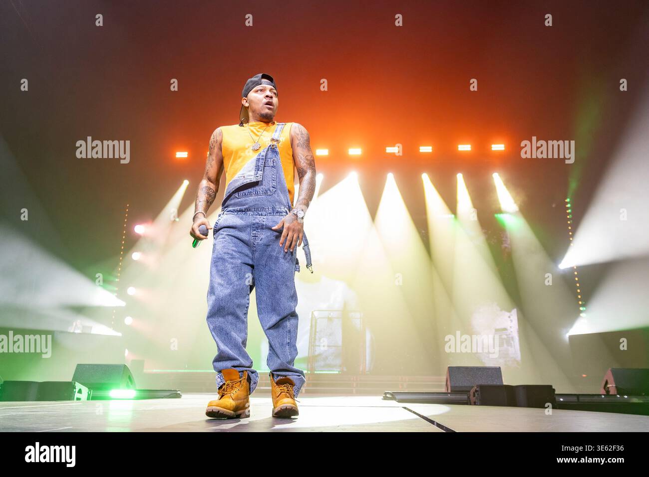 Rapper Bow Wow (Shad Moss) during Boys 4 Life Tour at Fiserv Forum on ...