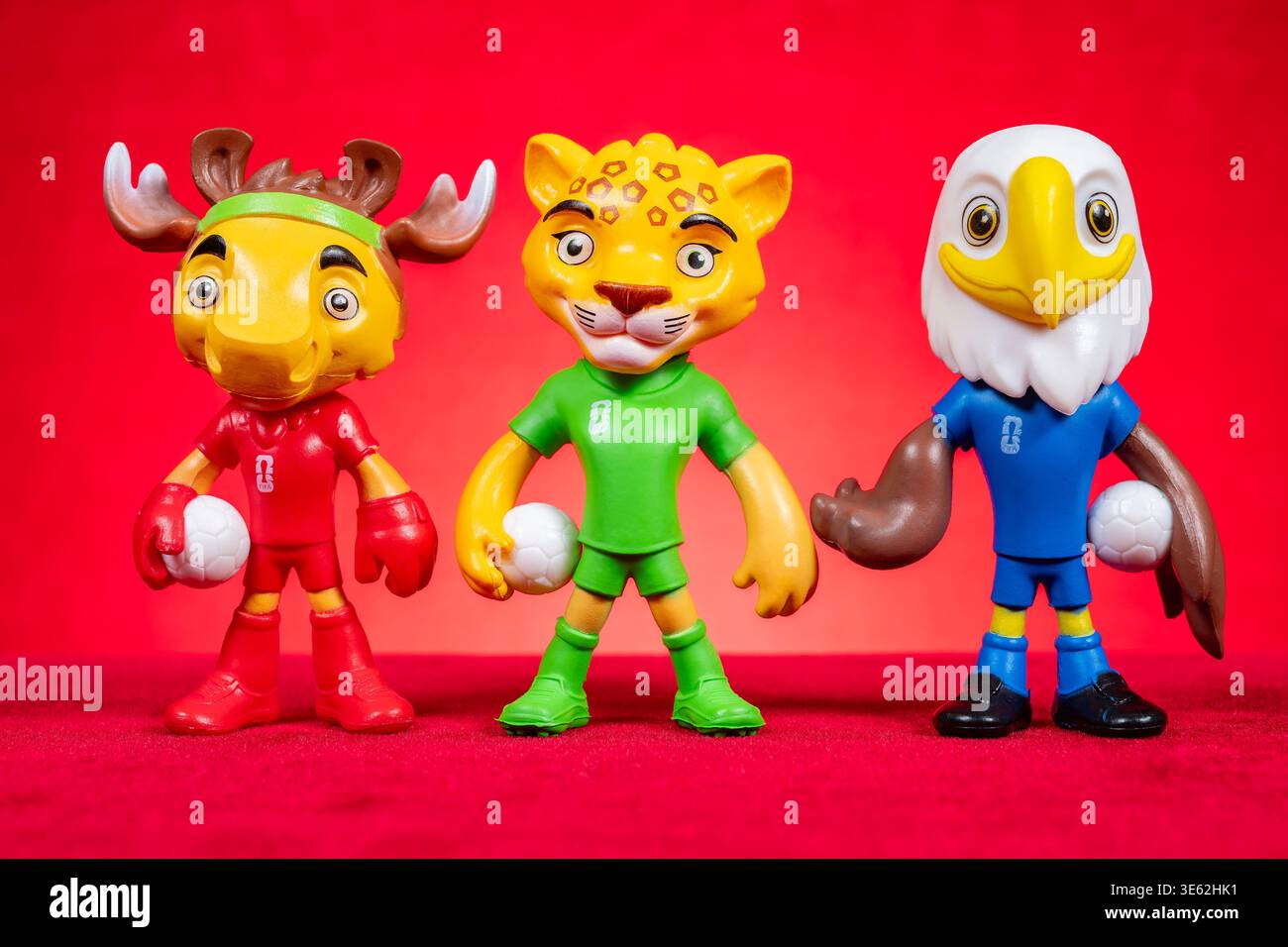 ZHONGSHAN China-November 11 2025: mascots for the 2026 FIFA World Cup ...