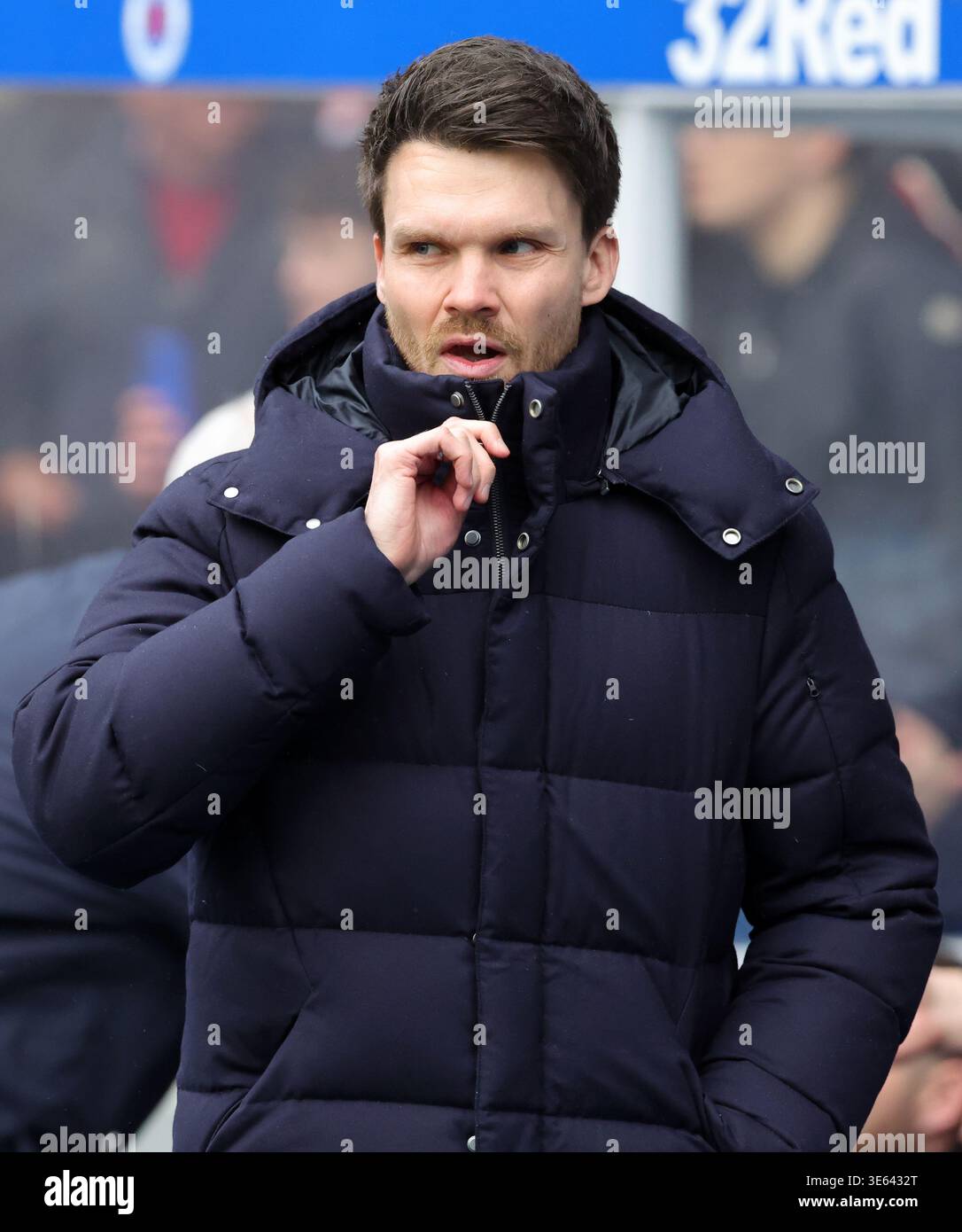 Rangers manager Danny Rohl during the William Hill Premiership match at ...