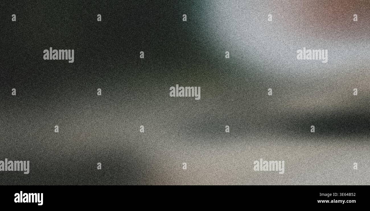 This image presents a dark gradient background with a grainy texture and a blur effect, transitioning from dark to light shades of gray, brown, and gr Stock Photo