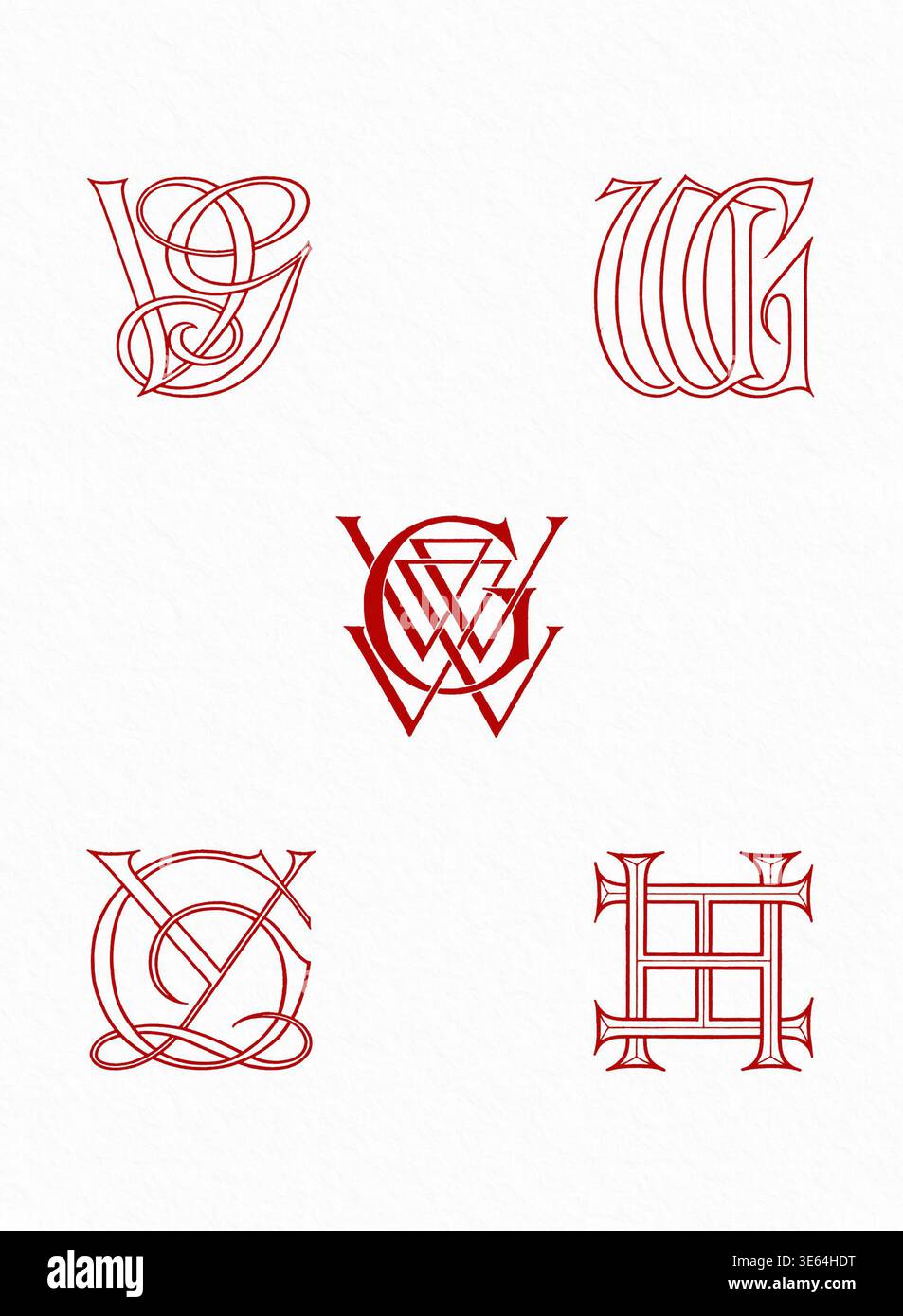 Intials Red Red clipart hi-res stock photography and images - Alamy