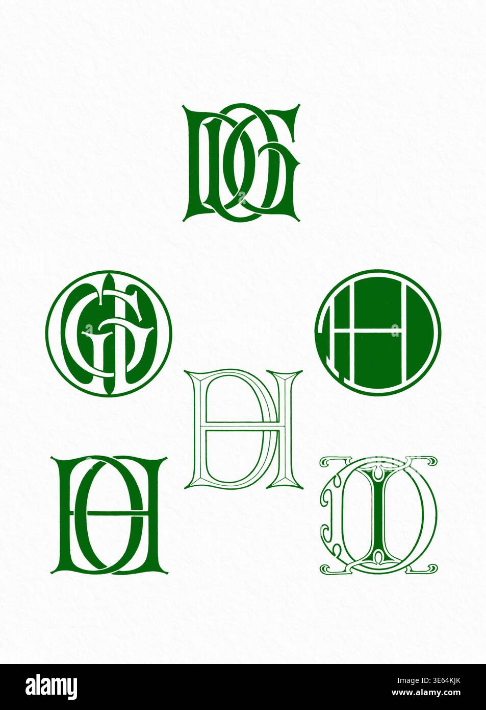 Colour Initials Initials letters hi-res stock photography and images - Alamy