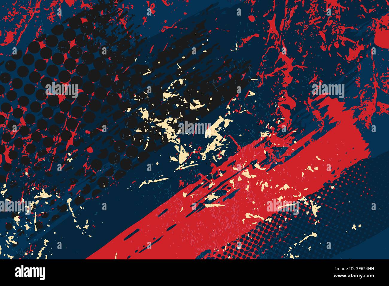 Abstract Grunge Background. Horizontal template. Stock Vector
