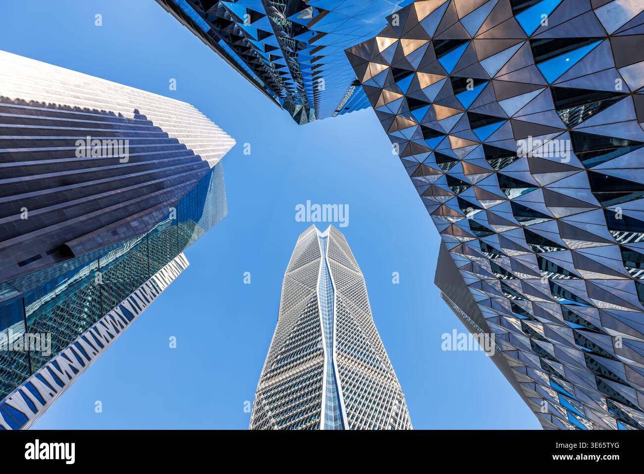 Riad, Saudi-Arabien - 17. Februar 2026: Riad Skyline KAFD King Abdullah Financial District Hochhäuser in Riad, Saudi-Arabien. Stock Photo
