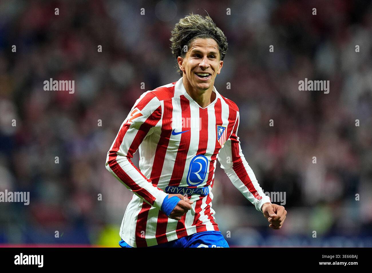 Atletico De Madrid s Giuliano Simeone Celebrates Goal During La Liga 