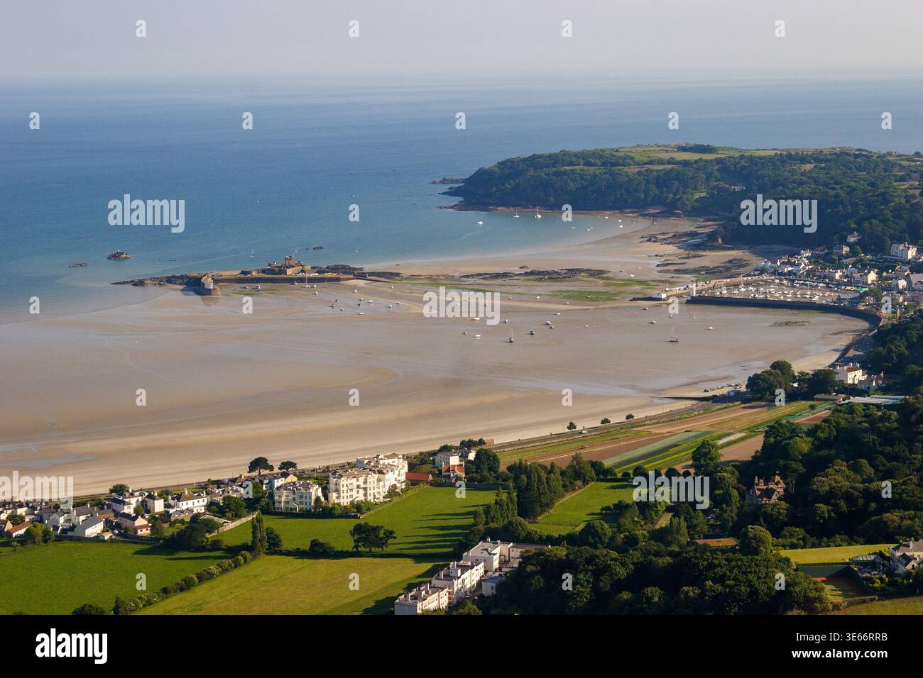 Jersey channel island aerial hi-res stock photography and images - Alamy