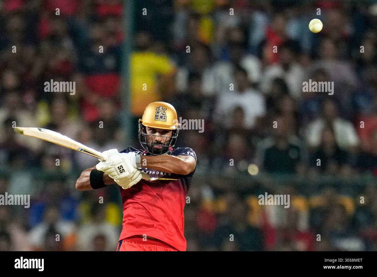 Royal Challengers Bengaluru's Devdutt Padikkal plays a shot during the ...