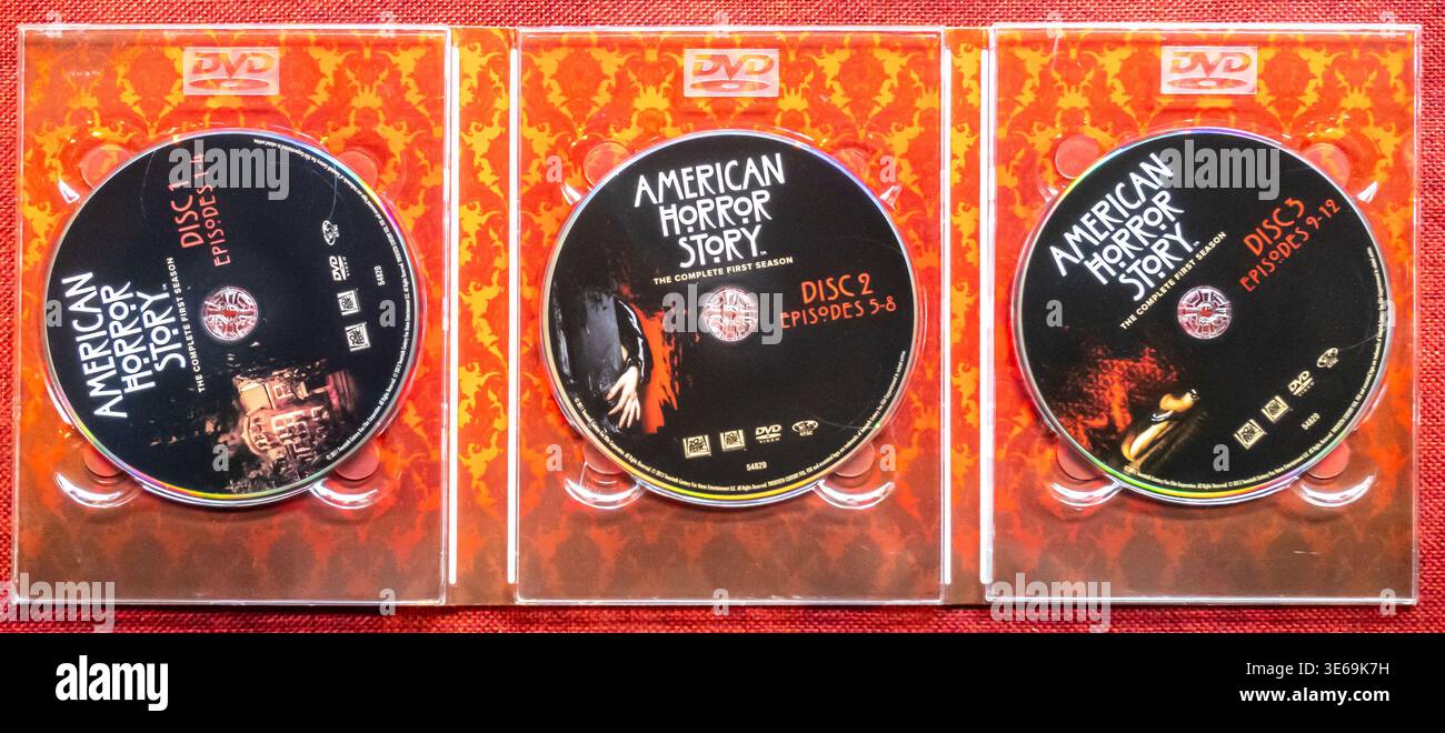 American Horror Story: The Complete First Season DVD box set Stock 