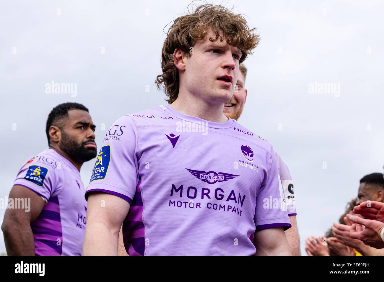 Jake Monson Rugby London, England, 4 April 2026 Jake Garside of Worcester Warriors ...
