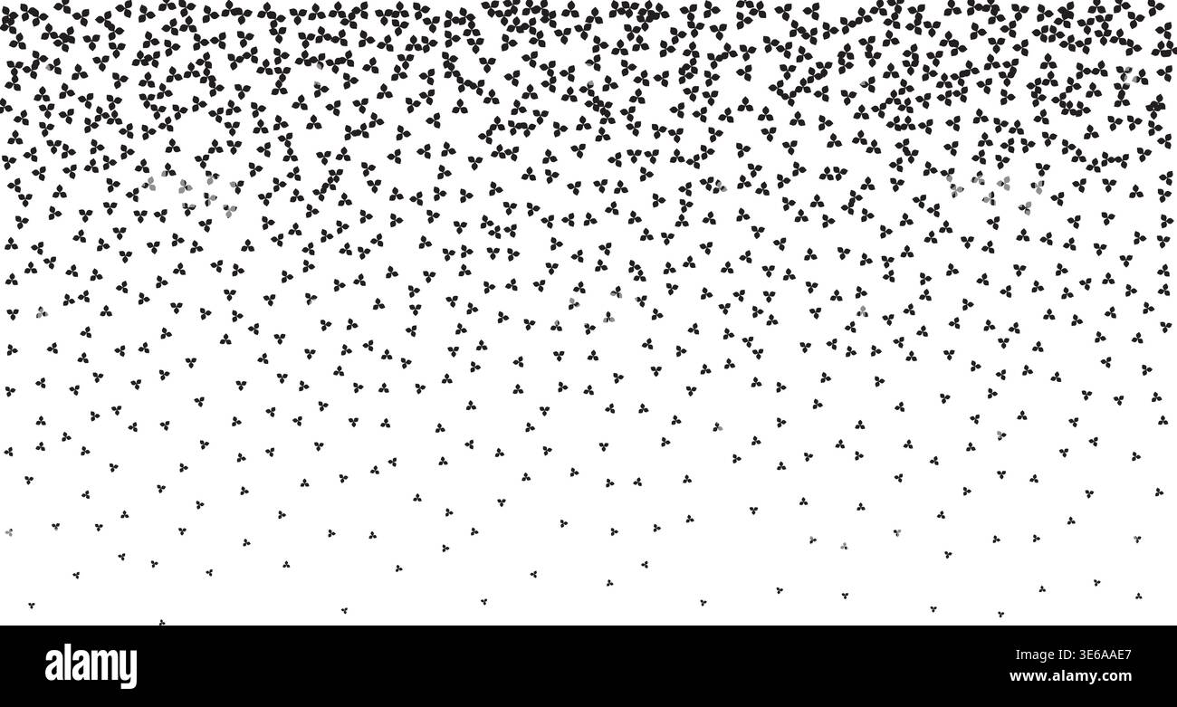 Stippling gradient, noise gradient background, stipple effect made by abstract shapes. Noise gradient texture background. Stock Vector