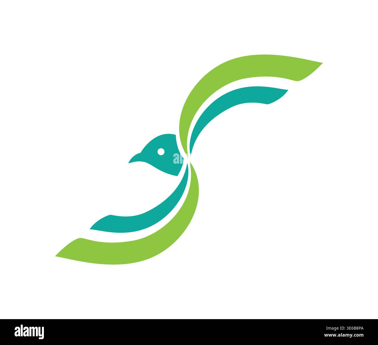 Bird wing logo in letter s shape illustration Stock Vector Image & Art ...