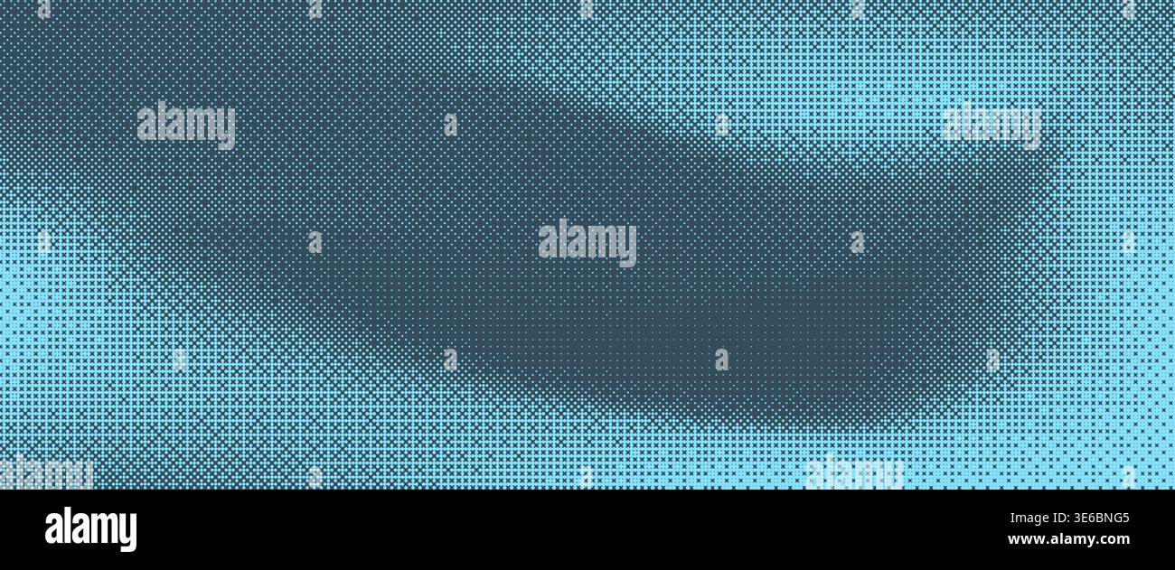Old screen bitmap background. Vector dither pixelated backdrop retro style. Stock Vector