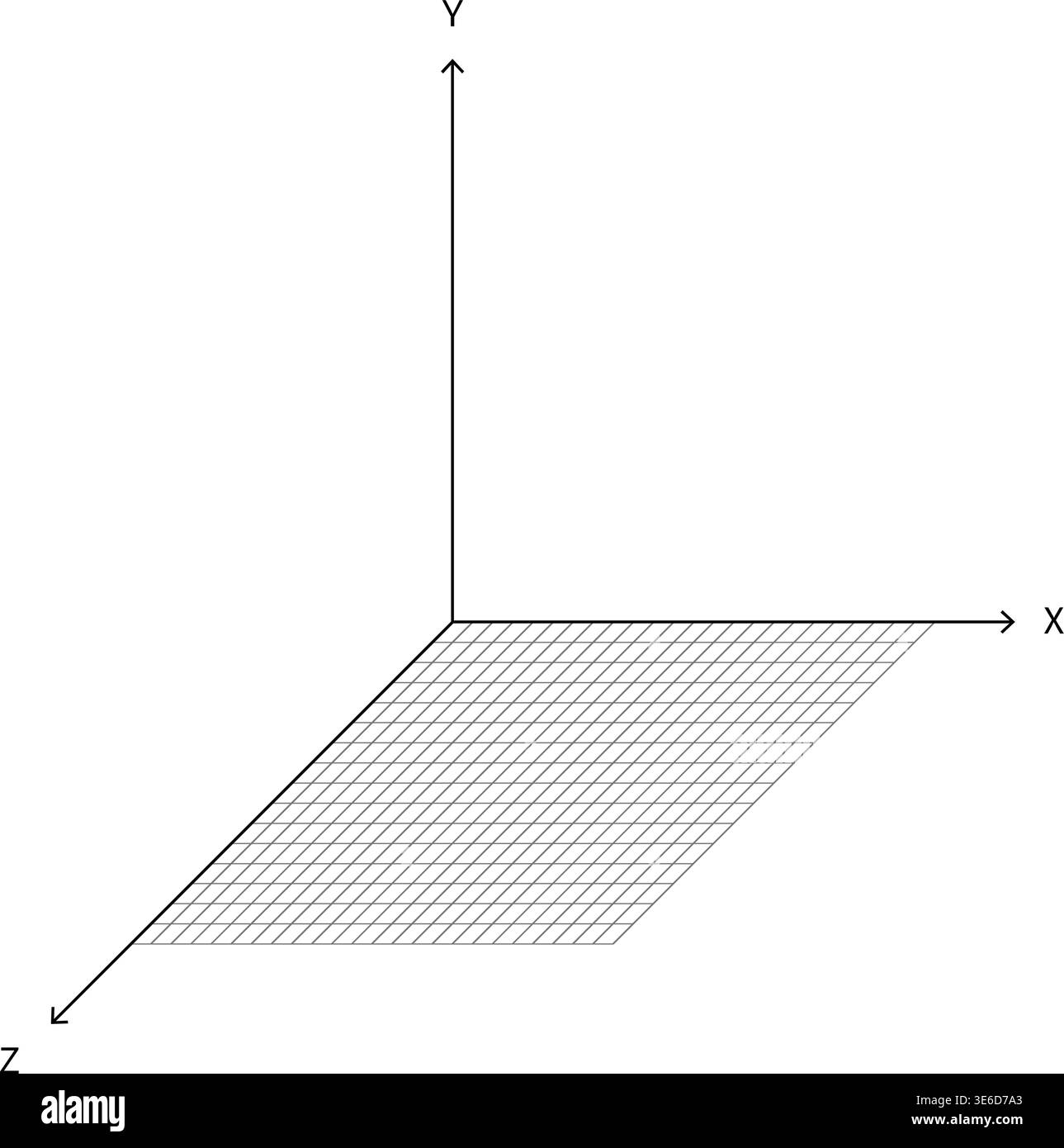 3d Shape Math Axis Graph 3d grid with axes hi-res stock photography and images - Alamy