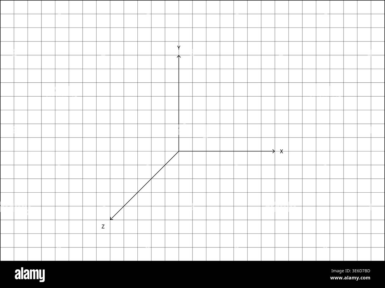 X y z axis vector hi-res stock photography and images - Alamy