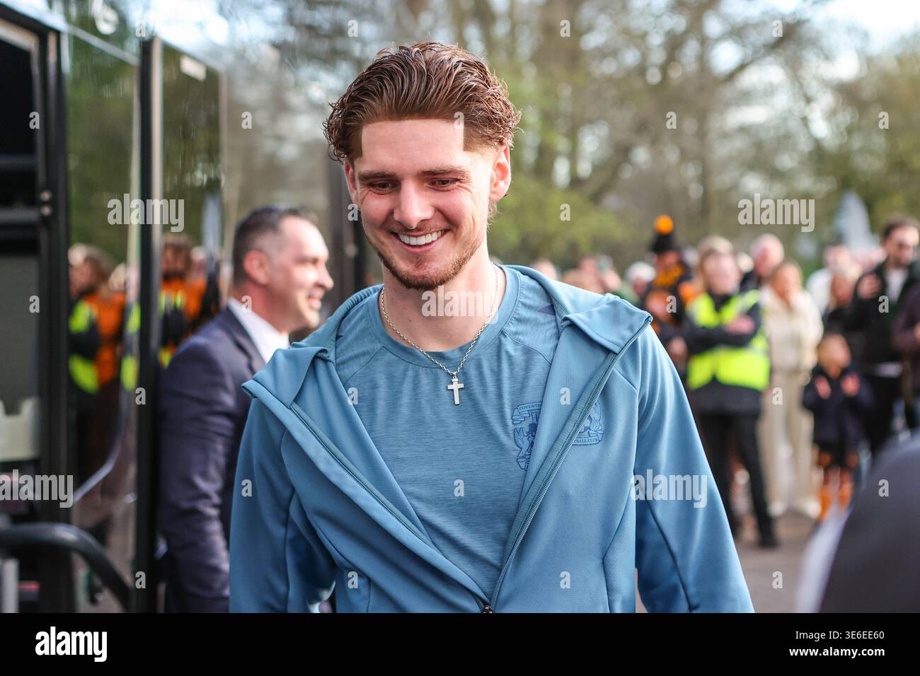 Jack Rudoni Jack Rudoni of Coventry City arrives ahead of the Hull City v Coventry ...
