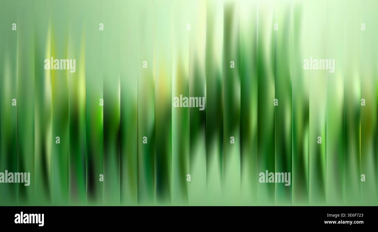 Green glass ripple texture. Soft mint gradient background Stock Vector