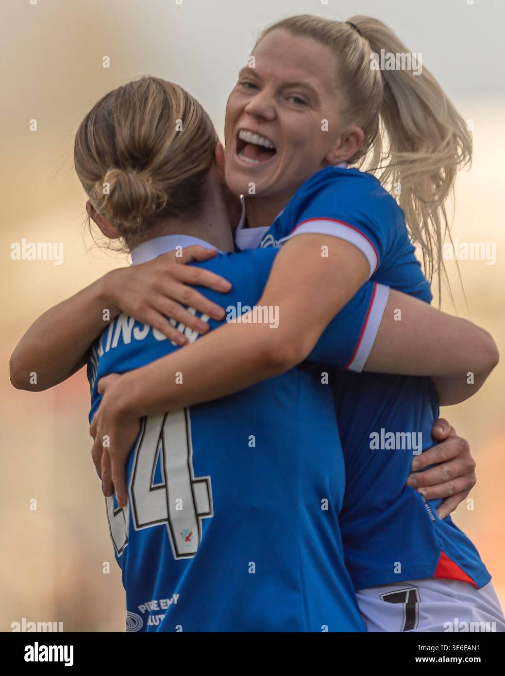 Hamilton, Scotland. 6 April 2026. Katie Wilkinson of Rangers FC ...