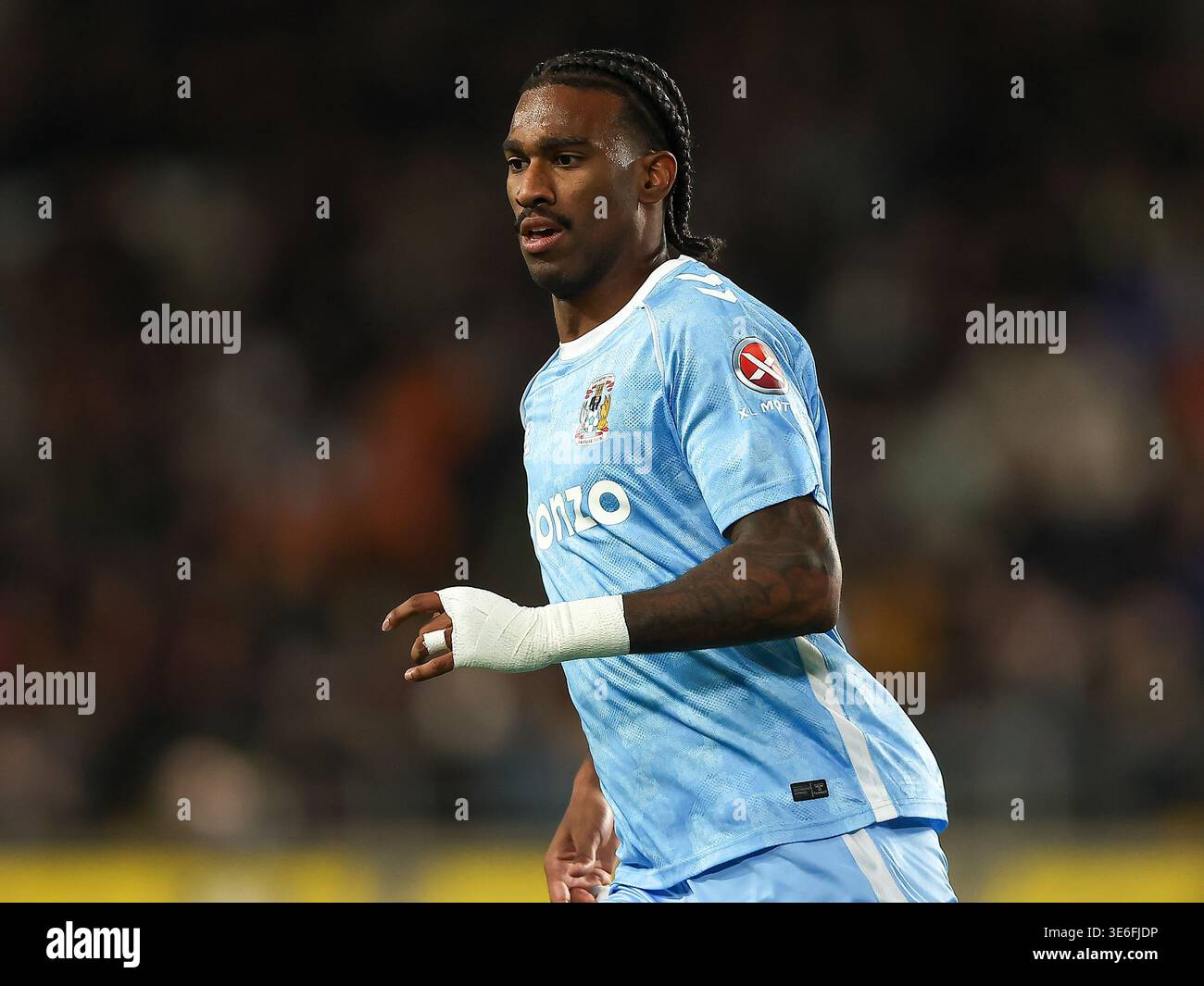 HULL, ENGLAND - APRIL 6: Haji Wright of Coventry City during the EFL  Championship match between Hull City and Coventry City Stock Photo - Alamy