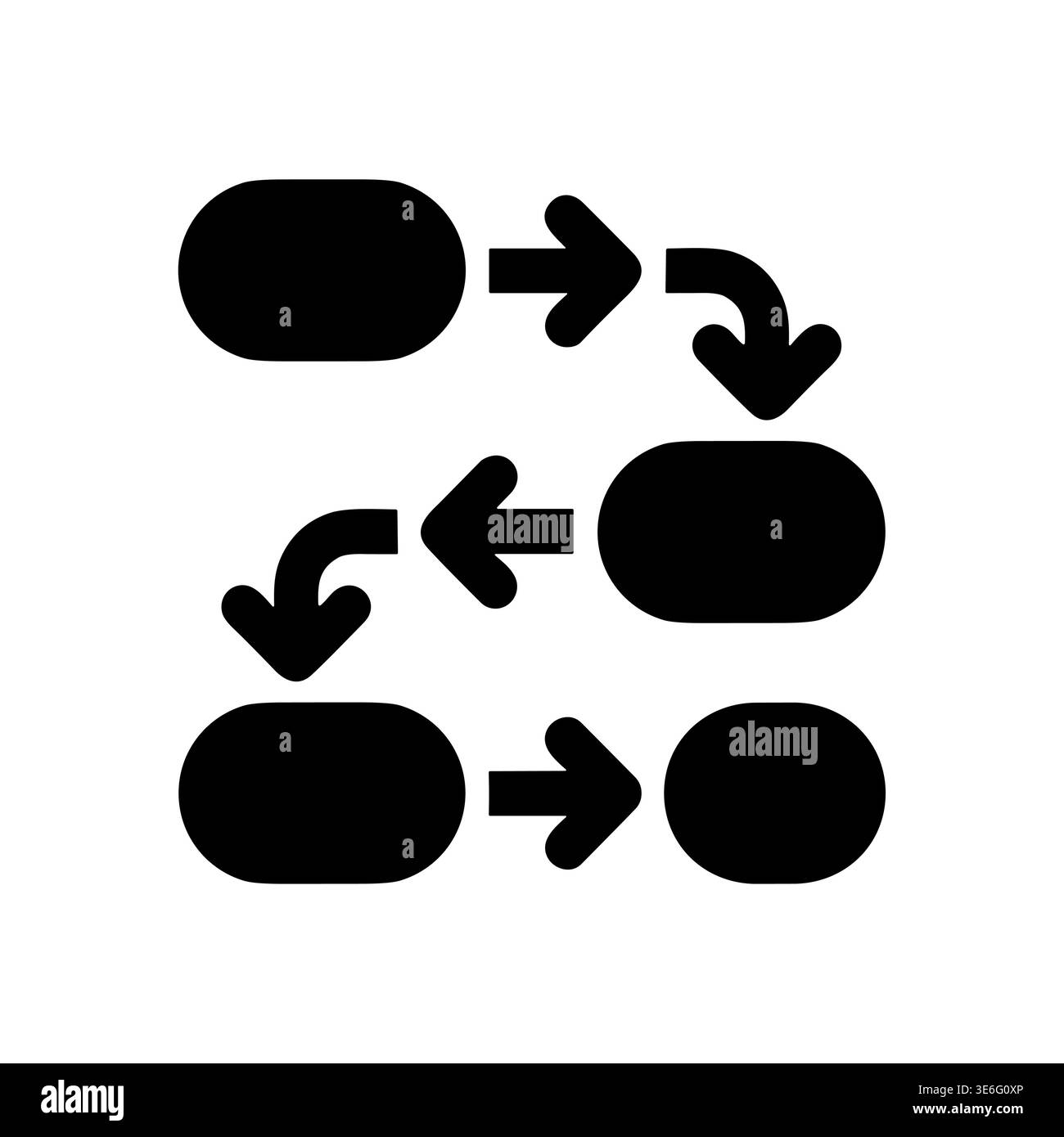 Flowchart diagram icon illustrating hi-res stock photography and images ...
