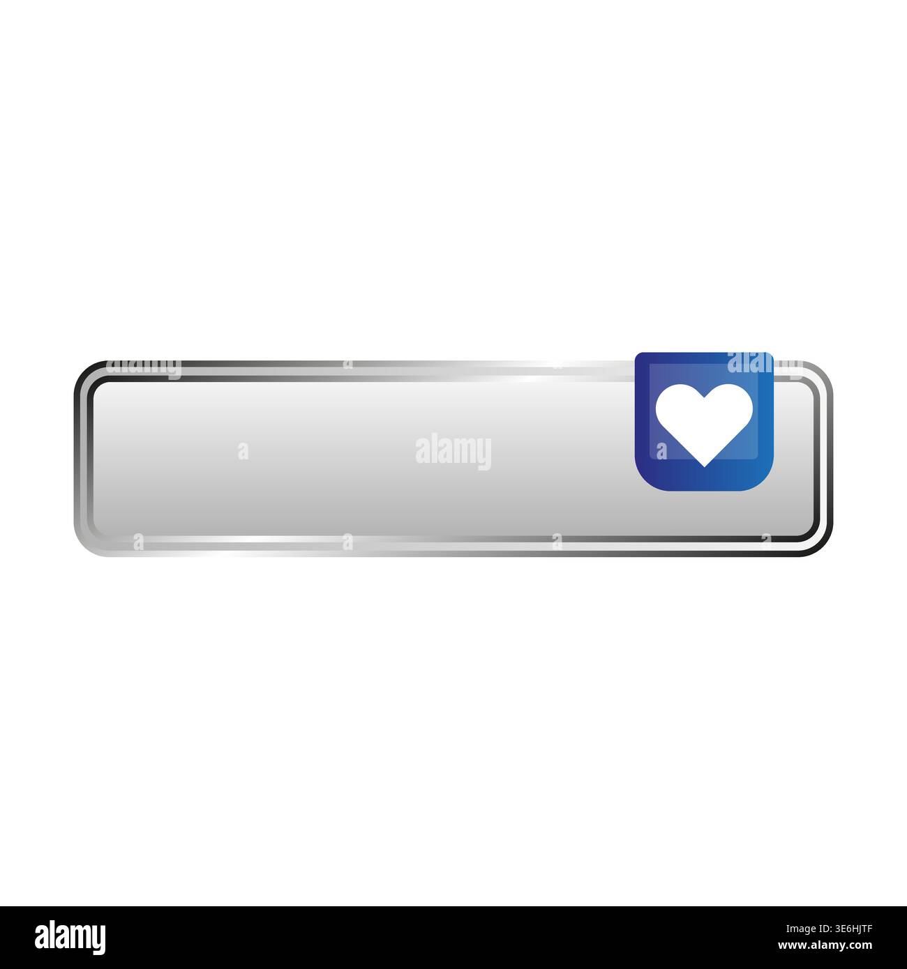 heart button icon. love vector shape. favorite navigation bar. like ...