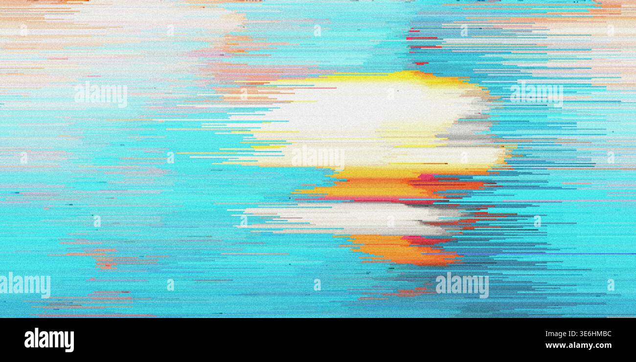 Abstract pixel sorting effect vibrant hi-res stock photography and ...