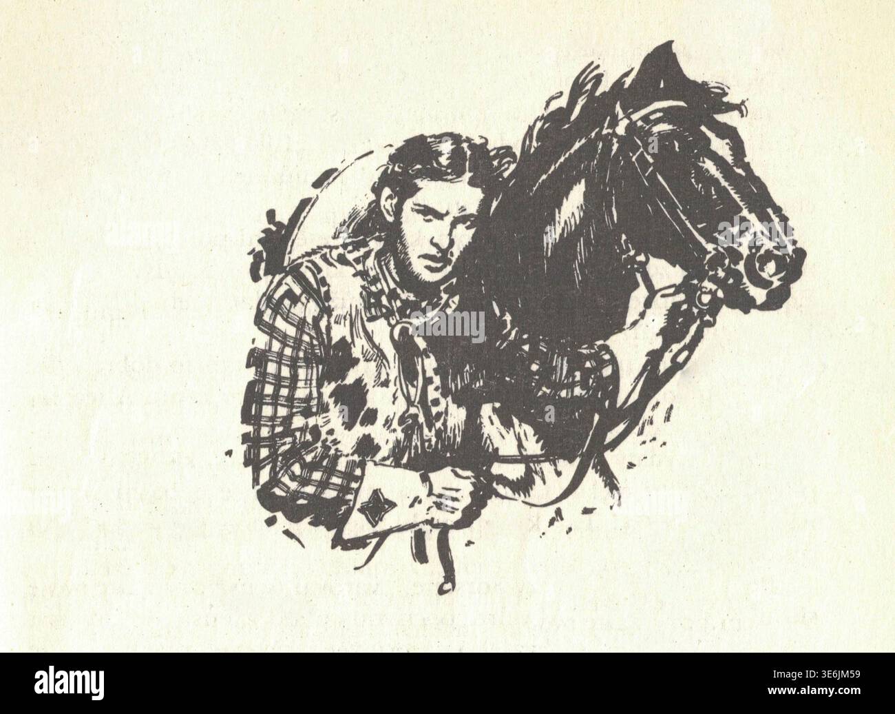 Vintage horse tack drawing hi-res stock photography and images - Alamy