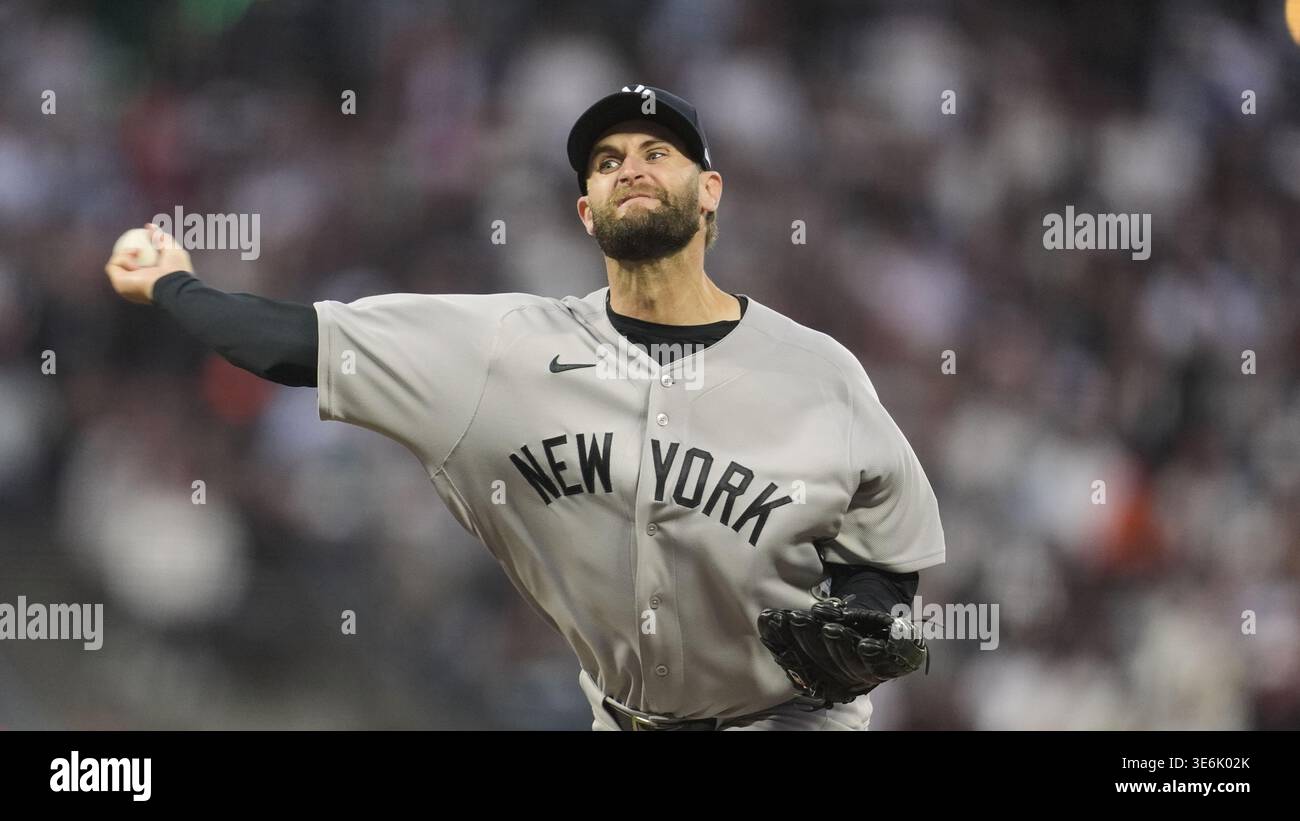New York Yankees Pitcher Jake Bird During A Baseball Game Against The New York Yankees Pitcher Jake Bird During A Baseball Game Against The San Francisco Giants In San Francisco Wednesday March 25 2026 Ap Photojeff Chiu 3E6K02K 