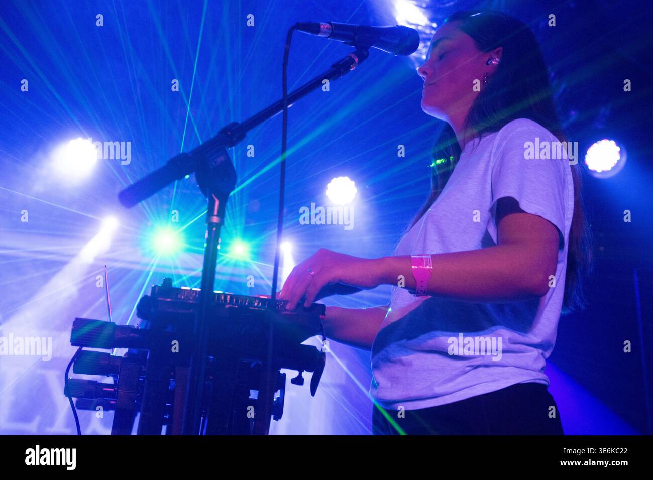 Sassy 009 performs at Elysium during South By Southwest, Austin, Texas, March 14, 2018. (Photo by John Anderson/The Austin Chronicle) Stock Photo