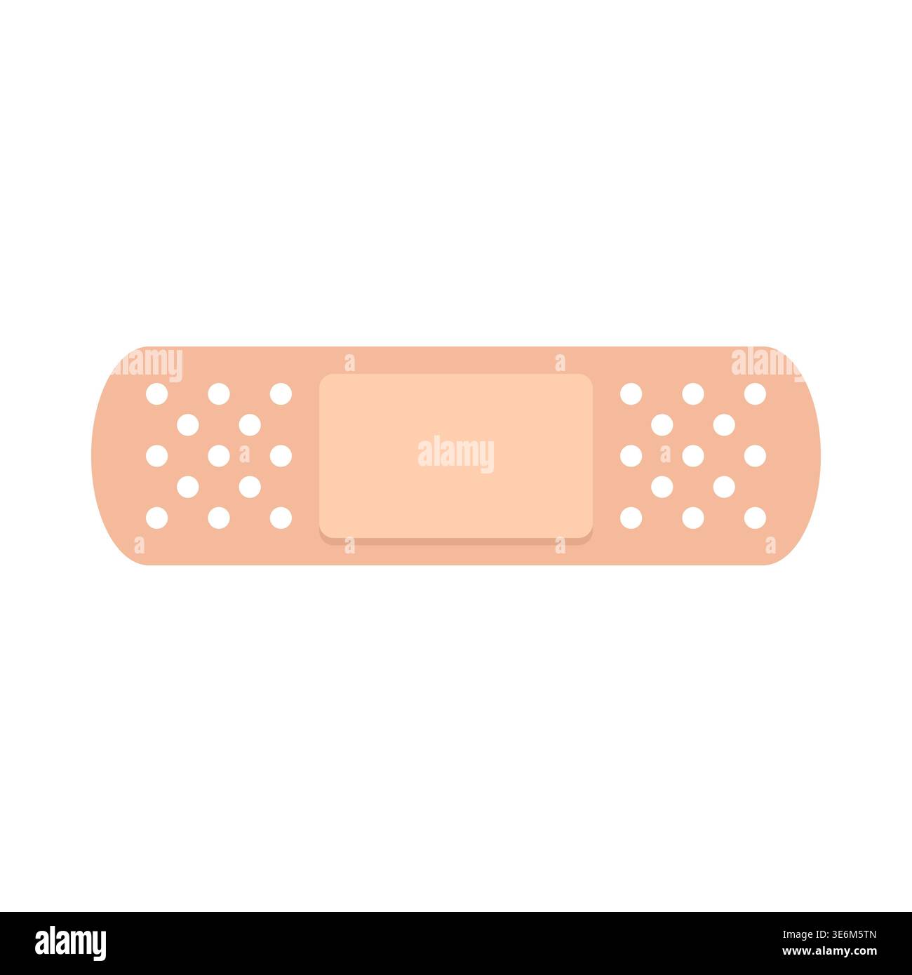 Medical Bandage Icon Flat Vector Illustration Stock Vector