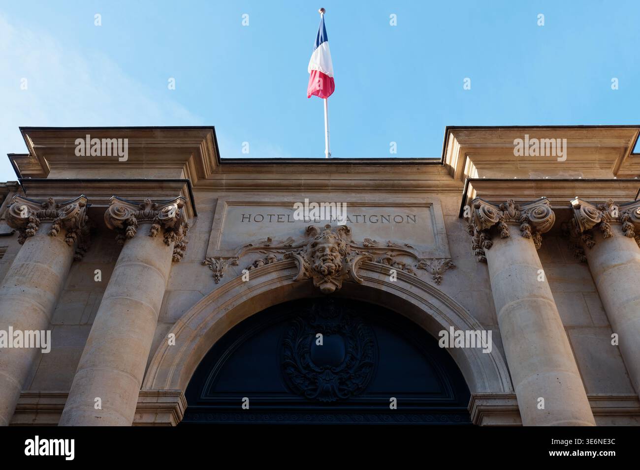 Hotel matignon entrance hi-res stock photography and images - Alamy