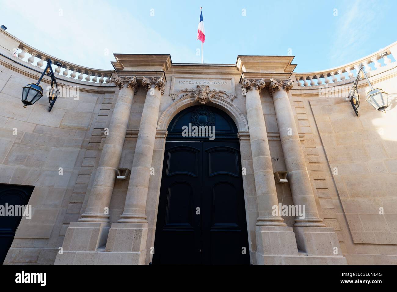 Hotel matignon entrance hi-res stock photography and images - Alamy