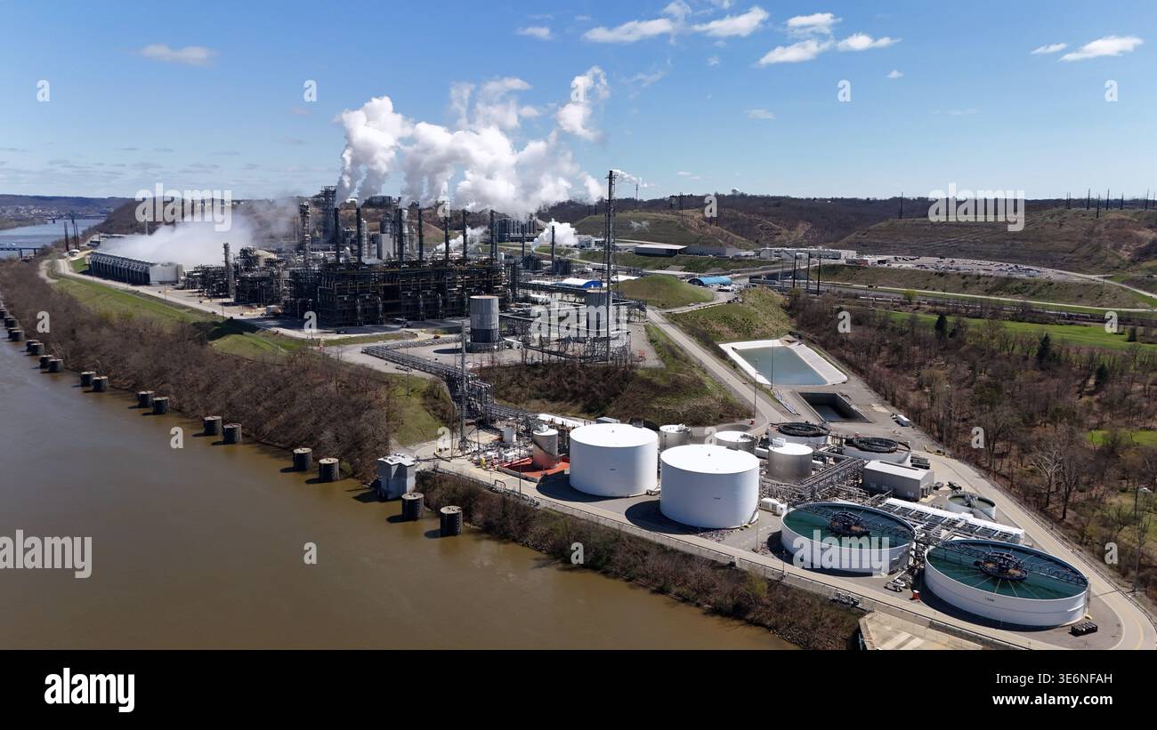 This is the Shell Polymers Monaca Plant in Monaca, Pa., Tuesday, April ...