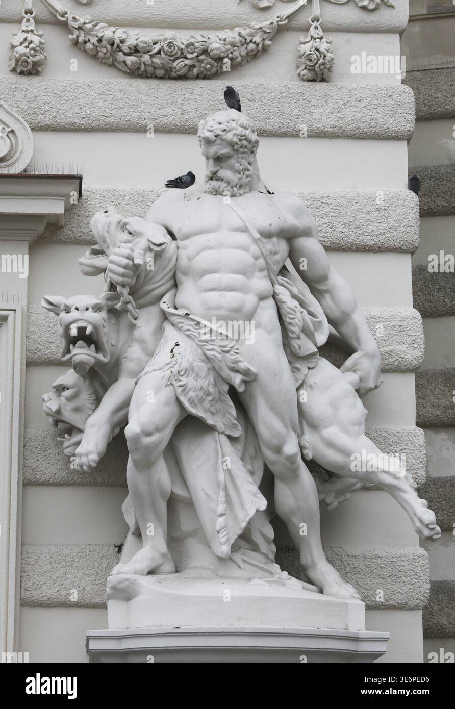Hercules cerberus hofburg vienna hi-res stock photography and