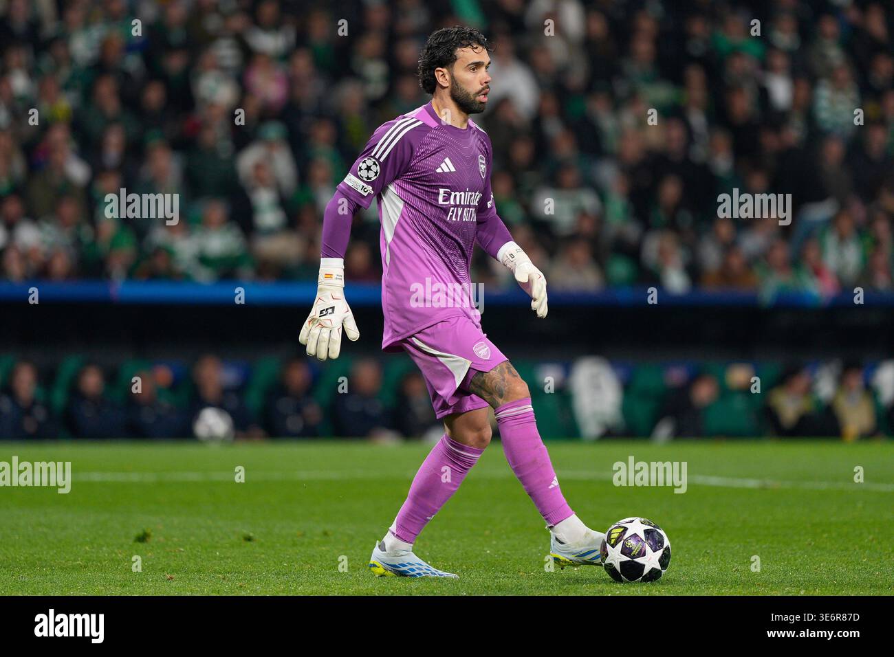 Lisbon, Portugal. 07th Apr, 2026. David Raya of Arsenal FC seen in ...