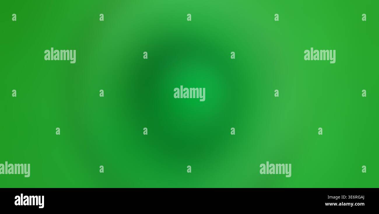 Abstract green gradient creating a soft, blurred, radial background effect Stock Photo