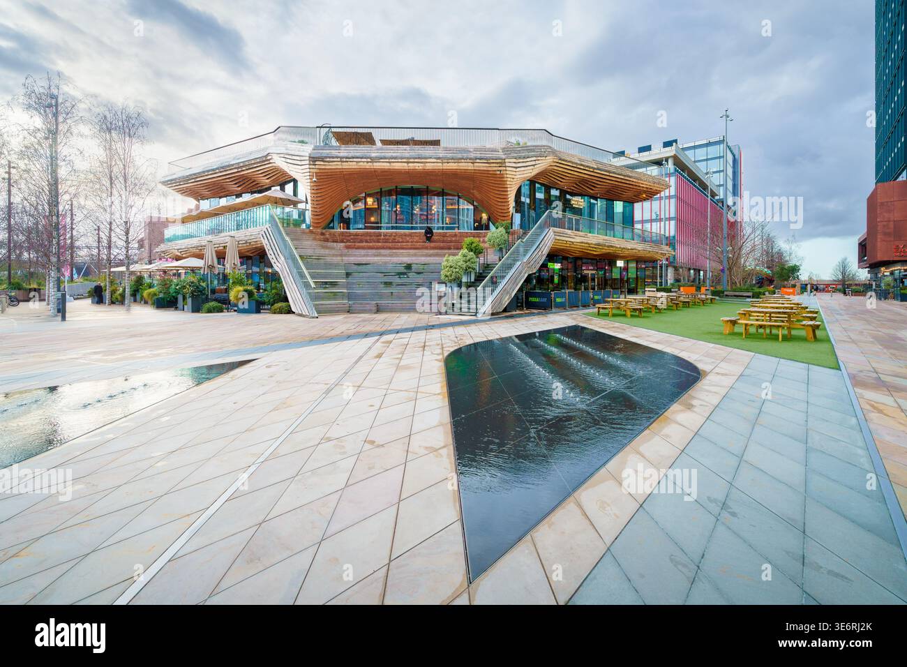 London, England, UK - Stratford Pavilion by acme Stock Photo