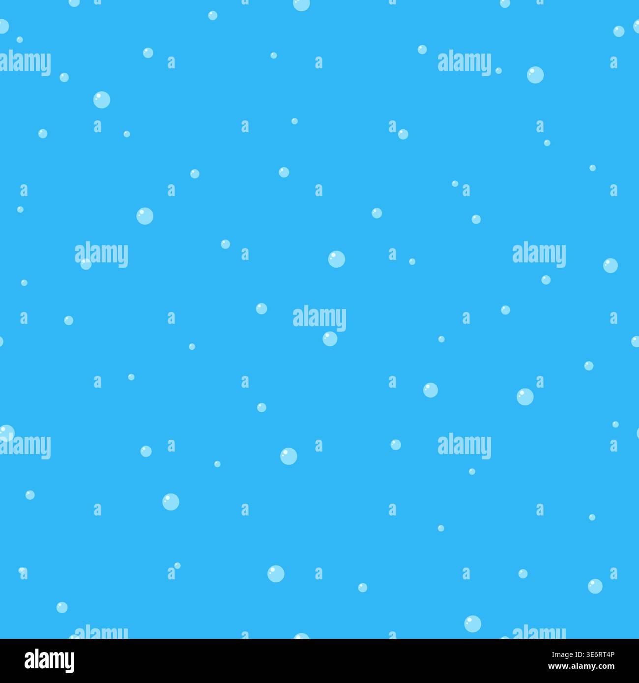 Water air bubble seamless pattern Stock Vector
