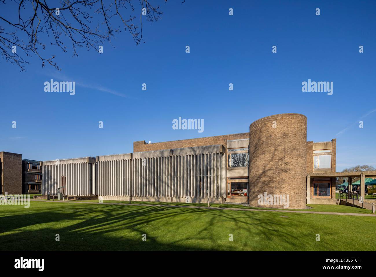 Churchill College, Cambridge, England, UK Stock Photo